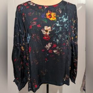 HIGH Italy Floral Camicia Blouse Size US 10